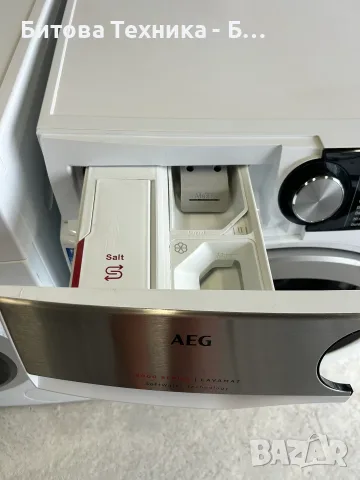 Пералня AEG 9000 Series 9кг SoftWater Technology А+++, снимка 6 - Перални - 55607793