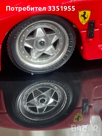 Ретро модел на Ferrari F 40 1/18, снимка 5 - Колекции - 54199022