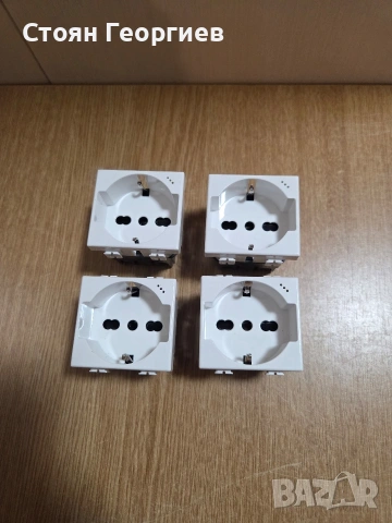 4 броя електрически контакт тип Schuko марка ELEC DOCK (модел ED-3001M, снимка 4 - Друга електроника - 54597400