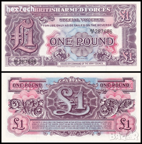 ❤️ ⭐ Великобритания 1948 1 паунд UNC нова ⭐ ❤️