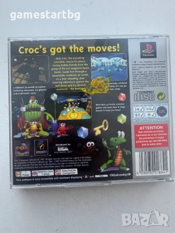  Croc: Legend of the Gobbos за PS1, снимка 2 - Игри за PlayStation - 55051211