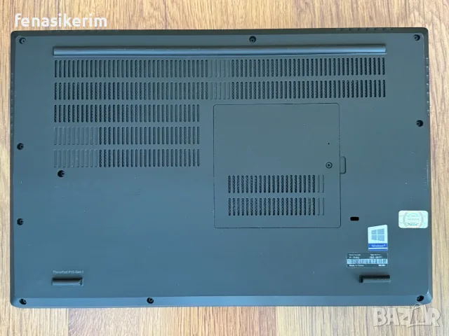 15.6' Full HD IPS Core i7-10850H Lenovo ThinkPad P15 16GB DDR4/256GB NVMe/Quadro T1000 4GB/Бат 6ч, снимка 5 - Лаптопи за работа - 55637103