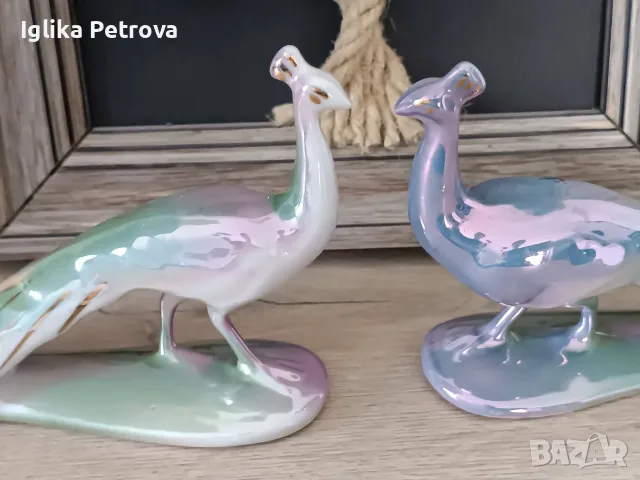 Порцеланови фигурки Пауни, снимка 7 - Антикварни и старинни предмети - 55602567