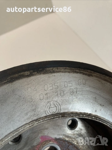 Шайба на коляновия вал за Mercedes 1117/817 OM904 Ecopower 4-цилиндров (1997) A9040350500, снимка 2 - Части - 55233193