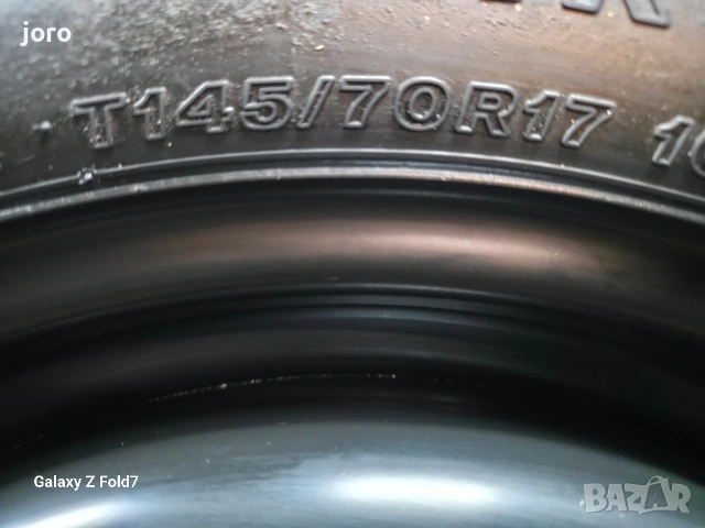 Патерица 17"×Toyota 5×114.3/60.1, снимка 3 - Гуми и джанти - 55179151
