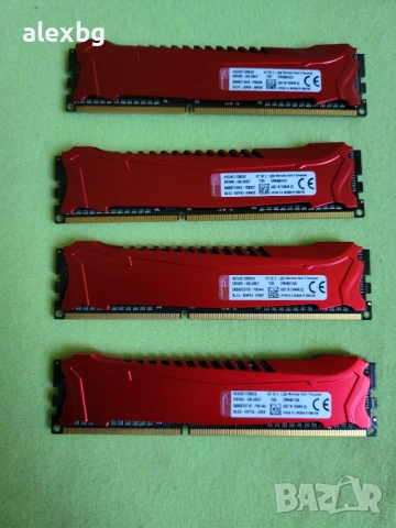 4x8GB 32GB DDR4 Kingston HyperX Savage 3200Mhz, снимка 3 - RAM памет - 55064479