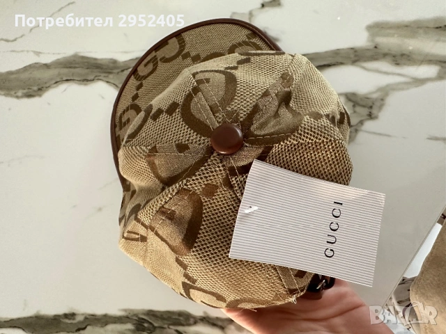 Gucci шапка с козирка , снимка 4 - Шапки - 54395427