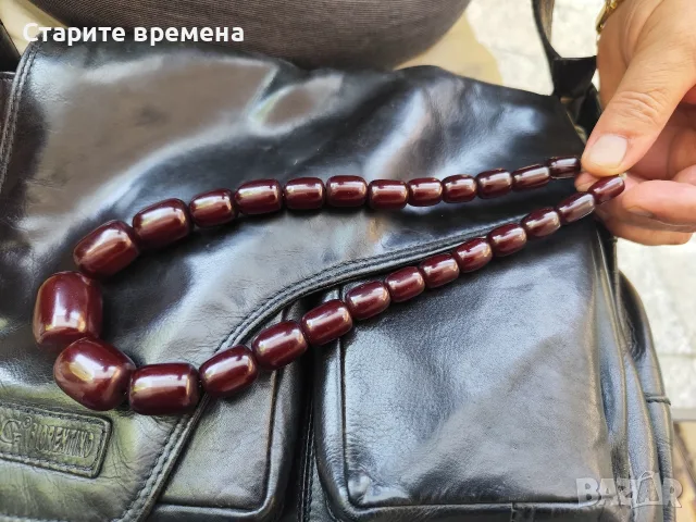 СТАР ГЕРДАН КЕХЛИБАР, снимка 5 - Колиета, медальони, синджири - 55515839