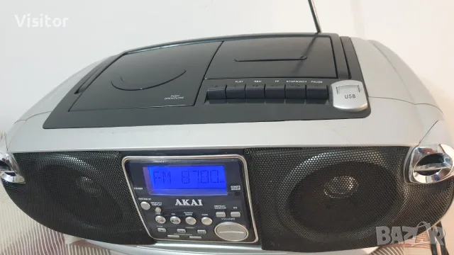 Преносим касетофон AKAI, снимка 6 - Радиокасетофони, транзистори - 55319569