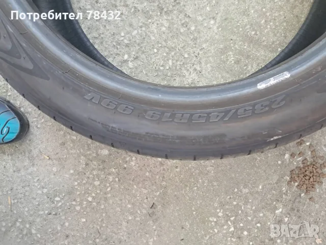 Летни гуми 235/45/19 - 4 бр, снимка 3 - Гуми и джанти - 55340149