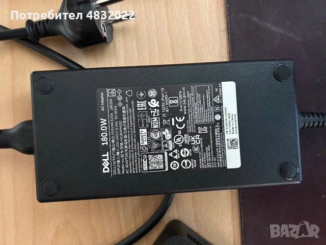 Dell WD19BS USB-C Docking Station + Original 180W Adapter, снимка 6 - Друга електроника - 54600146
