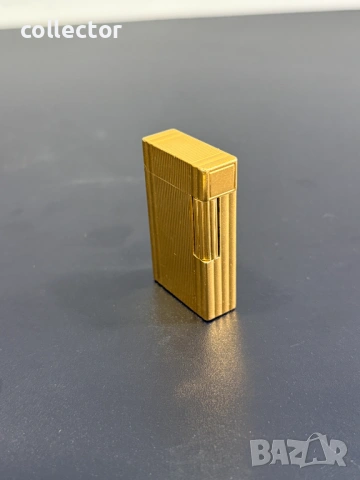 Луксозна позлатена запалка S.T. Dupont №8159, снимка 6 - Запалки - 54519935