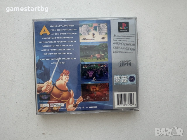 Disney's Action Game: Featuring Hercules за PS1, снимка 3 - Игри за PlayStation - 54662321