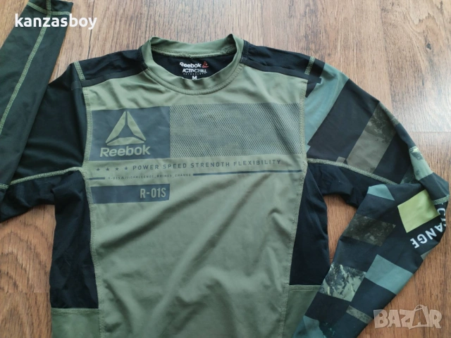 Reebok CrossFit Compression - мъжка блуза р-р M, снимка 2 - Блузи - 54242513