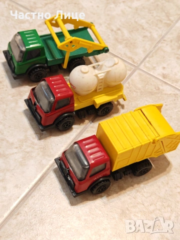 Три Супер Рядки Български Соц Играчки Камиони МИКРО Разград