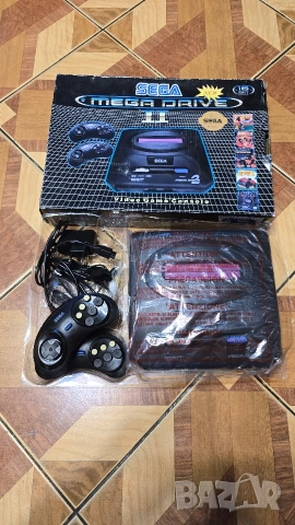 Sega Mega Drive 2 с вградени 368 игри пълен комплект нова
