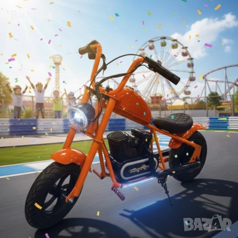 Електрически мини скутер C12B Harley baby, снимка 3 - Други спортове - 54745087