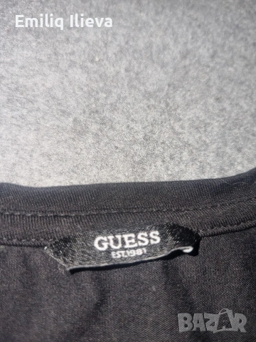  Черно боди на guess , снимка 3 - Блузи с дълъг ръкав и пуловери - 55226182