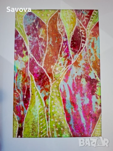 Авторска картина "Лято", снимка 2 - Картини - 54265657