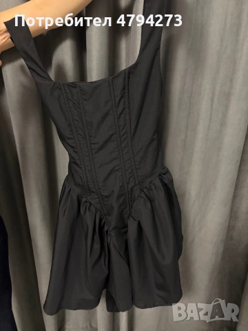 Дамска черна рокля