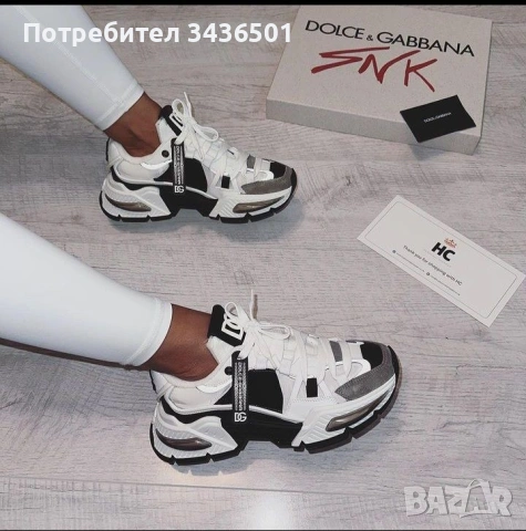 Dolce & Gabbana дамски маратонки (сникърси), снимка 4 - Маратонки - 54176336