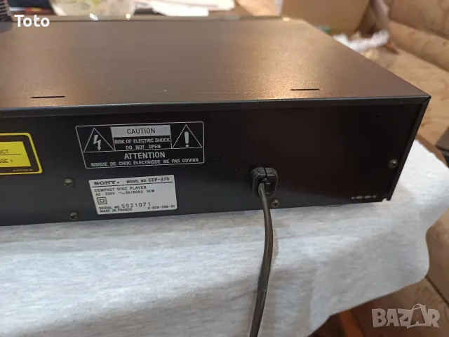 Компакт диск Sony cdp 270, снимка 6 - Аудиосистеми - 55614035