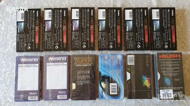 Нови видеокасети TDK, JVC, Sony, Maxell, Konica, EFBE, снимка 8 - Други жанрове - 44908708