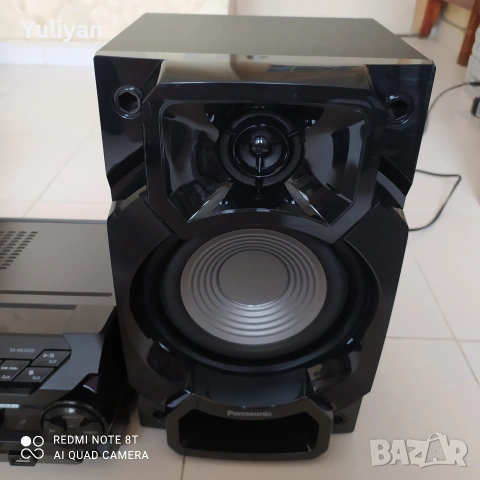 Panasonic SC-AKX320 / 450W DJ Audio System – Bluetooth, USB, CD – Отлично състояние, снимка 7 - Аудиосистеми - 54174078