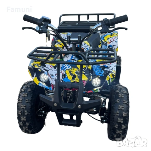 Детско Електрическо ATV 1200W (28ампера 50км+пробег) 2026, снимка 4 - Мотоциклети и мототехника - 55215735