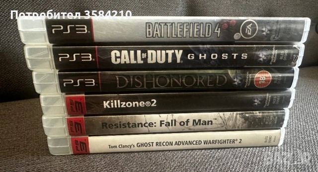 PS3 Shooter Bundle - Battlefield, Killzone, Resistance, COD Ghosts, снимка 3 - Игри за PlayStation - 54681625