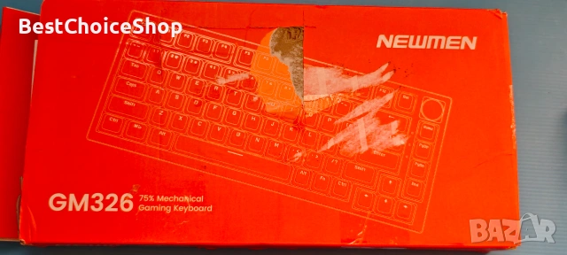 Кабелна NEWMEN GM326 75% механична геймърска клавиатура, снимка 4 - Клавиатури и мишки - 55016870