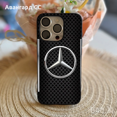 Силиконов Калъф за iPhone с лого Mercedes, снимка 15 - Калъфи, кейсове - 54611185