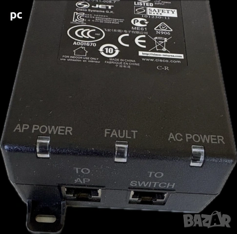Cisco POE Adapter, снимка 4 - Суичове - 54492245