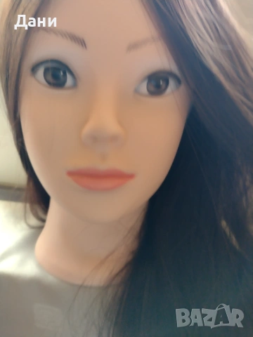 Учебна фризьорска глава  3 броя , снимка 15 - Аксесоари за коса - 54355584