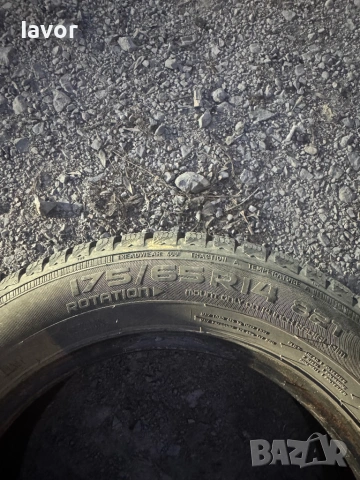 Продавам 4 зимни гуми Nokian 175/65/14, снимка 3 - Гуми и джанти - 54545646