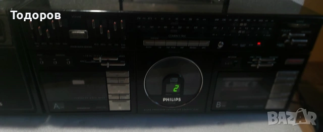 Philips D8958 Стерео двукасетъчен радиокасетофон със CD плейър

, снимка 9 - Радиокасетофони, транзистори - 54754673