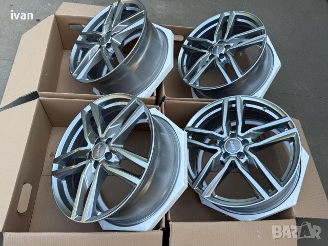 4 бр. чисто нови алуминиеви джанти Alutec 20 цола 5x112, централен отвор 57.1, ET45, 8.5J, снимка 4 - Гуми и джанти - 55108016