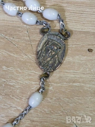 Стара посребрена броеница, снимка 2 - Антикварни и старинни предмети - 54182897