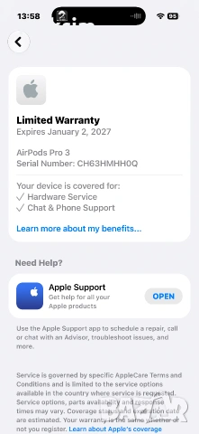 AirPods Pro 3 с гаранция, снимка 4 - Bluetooth слушалки - 55081246