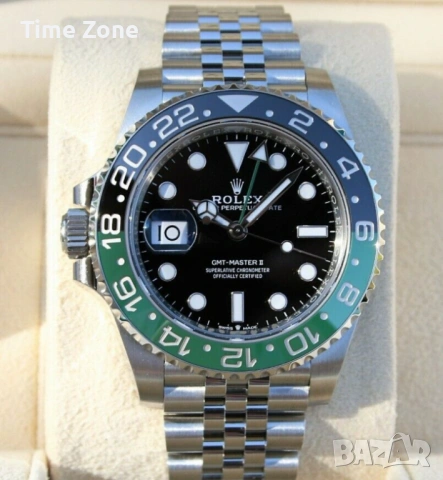 Rolex GMT-Master II 40mm "Pepsi" White Gold Meteorite Dial Ceramic Automatic Различни Варианти, снимка 12 - Мъжки - 54060782