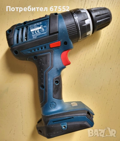 Ударен винтоверт Bosch GSB 18 V-LI. Само машина, без батерии зарядно. Цена: 40€ (цената е крайна), снимка 2 - Винтоверти - 52997243
