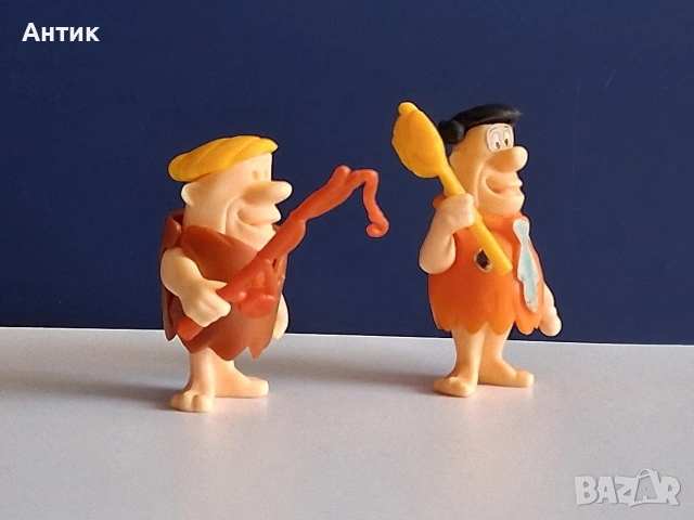 Стари Играчки Kinder Фред и Барни, снимка 5 - Колекции - 55075878