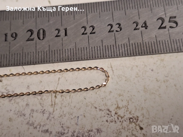 Златен Синжир - 14к. - 1,62гр., снимка 3 - Колиета, медальони, синджири - 55348474