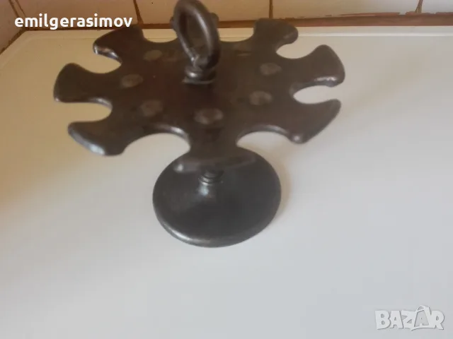 Газена лампа и маша (дилаф) и стойка за печати., снимка 10 - Антикварни и старинни предмети - 40134128