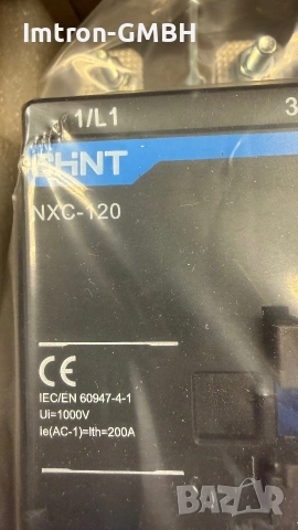 Контактор CHNT NXC-120, тип гнездо или щепсел 120A / 220 V Трифазен, снимка 2 - Друга електроника - 55096986