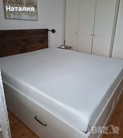 Матрак от пяна 180 x 200 см Jysk, WELLPUR HOVDA твърд, с охлаждащ ефект, 24 г гаранция, снимка 2 - Матраци - 55446593