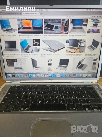 Ретро Apple PowerBook G4 Ti DVi, Mac OS 9, Mac OS X Tiger,  оригинална опаковка, снимка 9 - Лаптопи за дома - 54591792