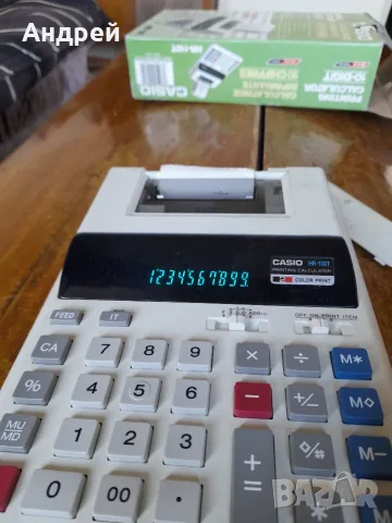 Стар калкулатор Casio HR-110T, снимка 8 - Антикварни и старинни предмети - 55301603