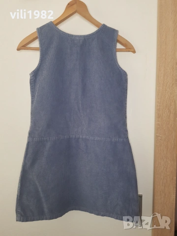 Детска Джинсова Рокля Lacoste размер 12, снимка 2 - Детски рокли и поли - 54023944