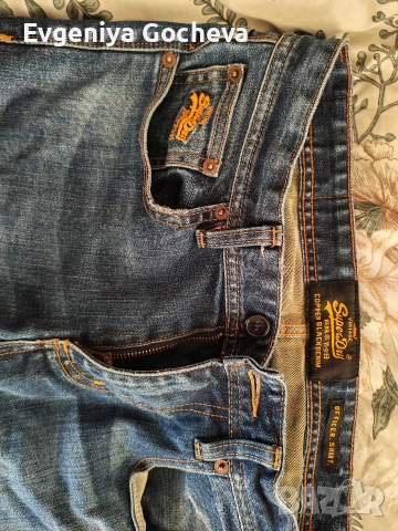 Дънки за тийнейджър 12-15 год Superdry, снимка 4 - Дънки - 54456973